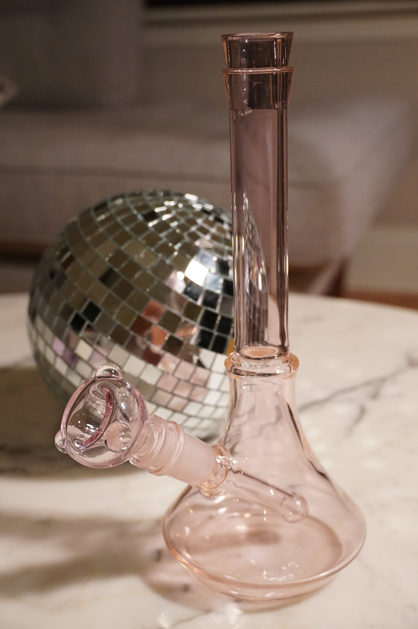 Pink Glass Bong