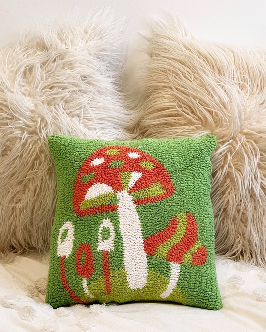 Tufted Mushroom Pillow